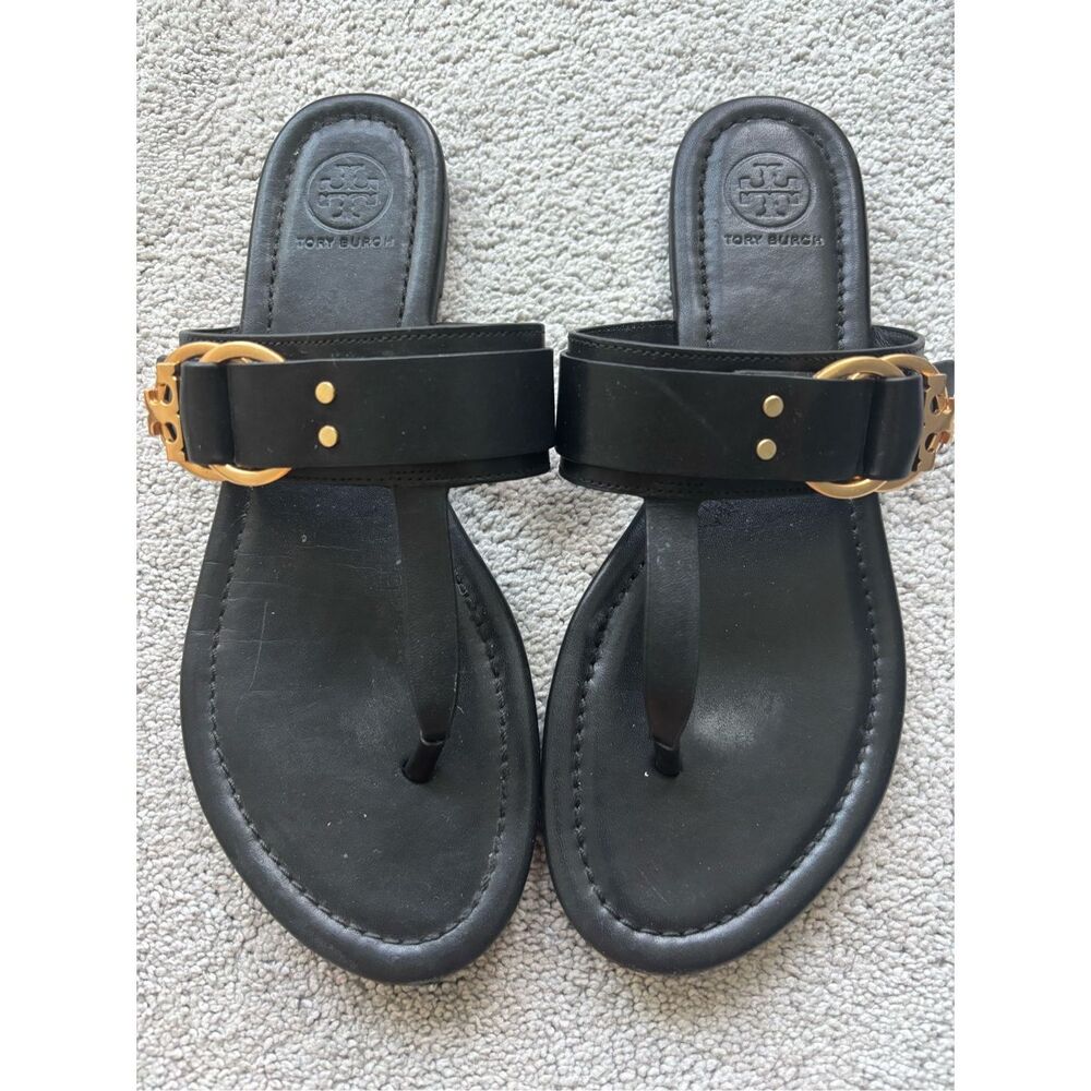 EUC Tory Burch Marsden Flat Sandal, 7.5, $225 - Picture 2 of 7